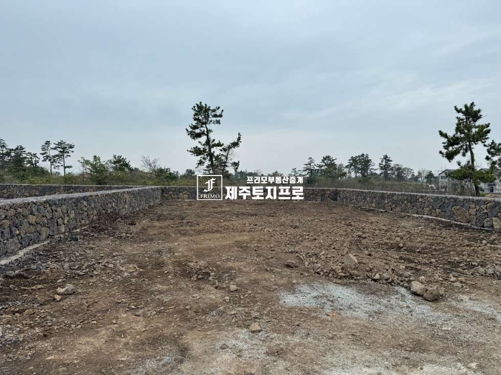 제주 제주시 한경면 조수리 급매/제주시 한경면 조수리 모양좋은 토지매매/전용비완납/건축허가득/단독주택부지,농어촌민박부지 매매 매물번호 10539 사진 3