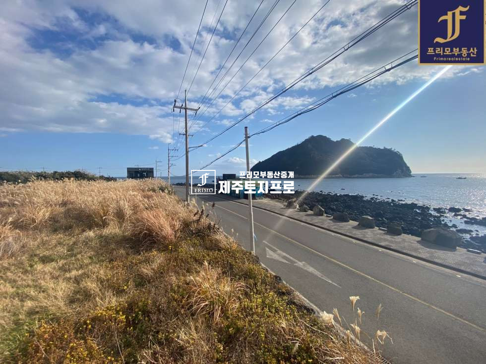 제주 서귀포시 보목동 서귀포시 보목동 이차선도로접 모양 좋은 토지매매/건축허가득/바다뷰 영구조망/올레길코스앞 매매 매물번호 10168 사진 1
